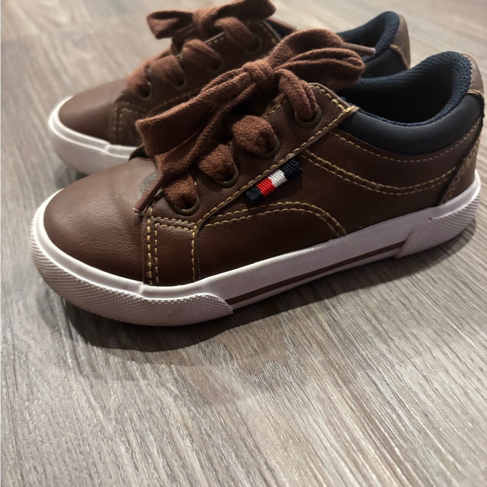 Brown Kids Sneakers